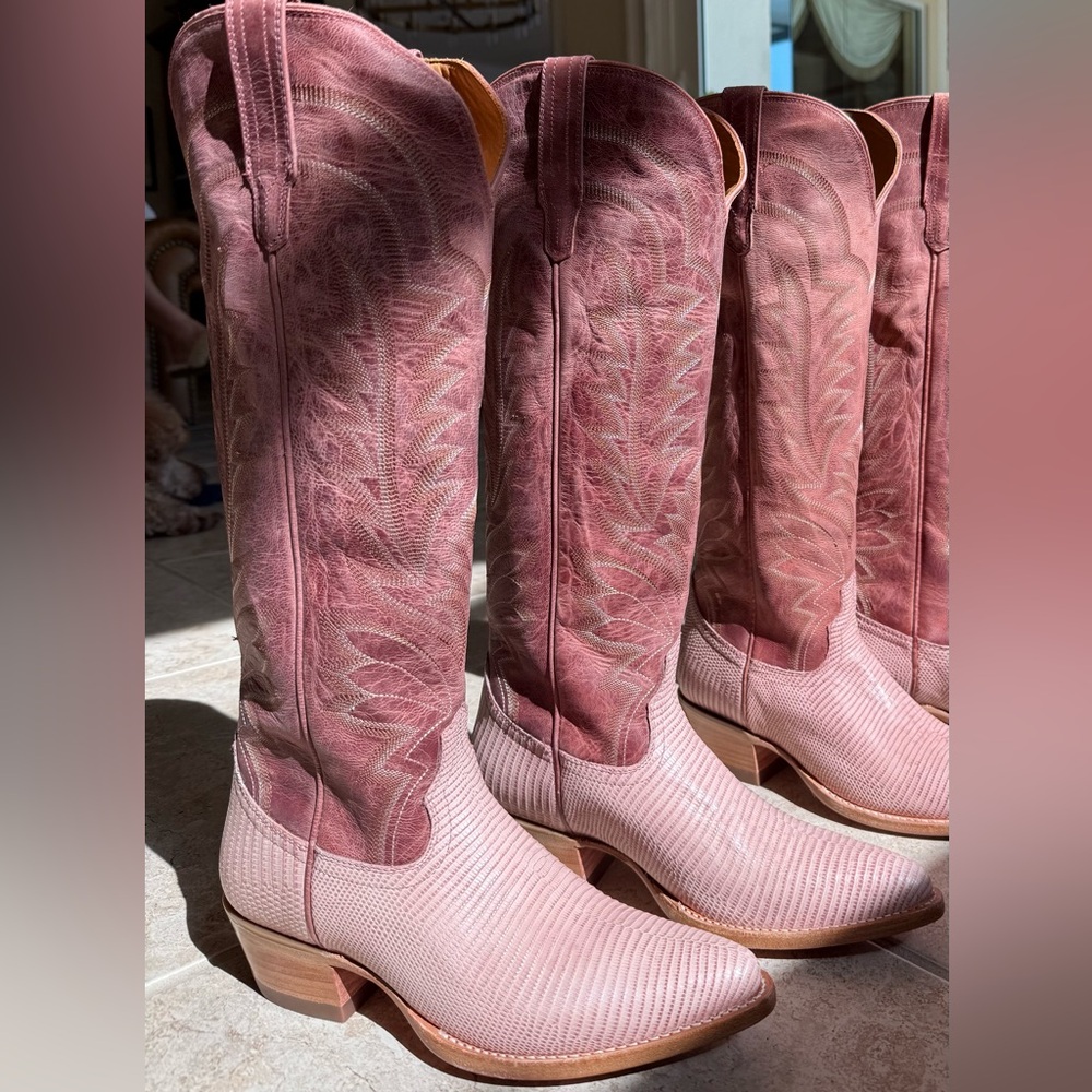 Tecovas The Abby Pink Frost Size 8